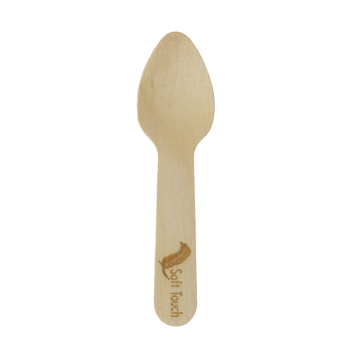 Wooden Mini Spoon “Soft” 7,5cm (2.400 Units)