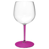 Reusable Durable Balloon Glas in TT Fuchsia Foot 580ml (1 Unit)