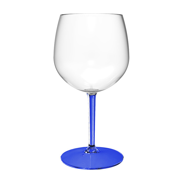 Reusable Durable Balloon Glas in TT Blue Foot 580ml (1 Unit)