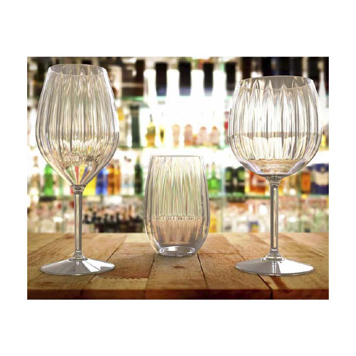 Reusable Durable Ballon Glass for Gin “Venezia” in Tritan 580ml (6 Units)