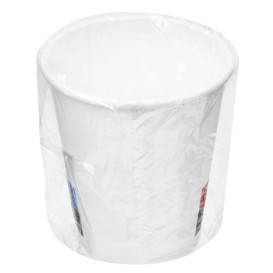 Wrapped Cardboard Cup 9 Oz/280ml White Ø8,1cm (600 Units)