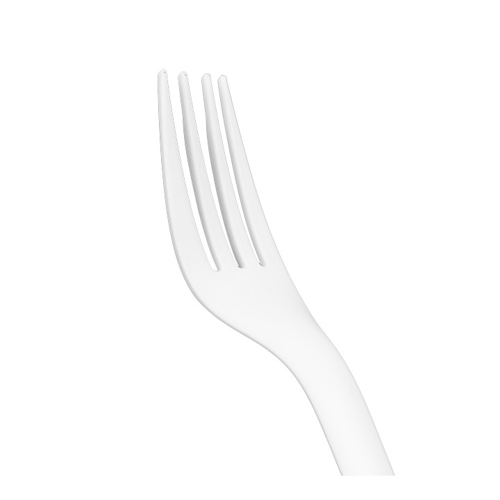 Compostable Reusable Fork in CPLA White 17cm (2.000 Units)