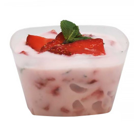 Reusable Deep Tasting Bowl in PP 6x6x3,5cm 75ml (200 Units)