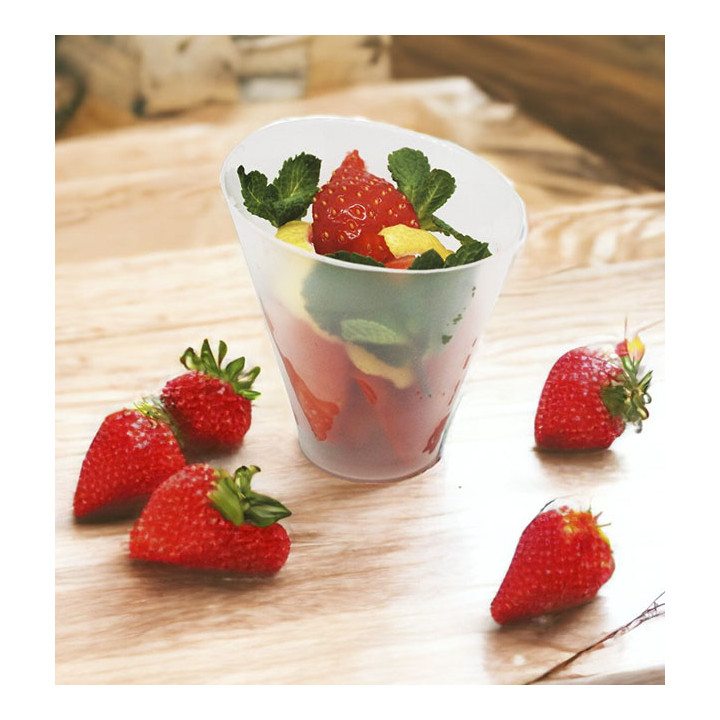 Reusable Tasting Conical Cup in PP 6x3x6,5cm 65ml (25 Units)