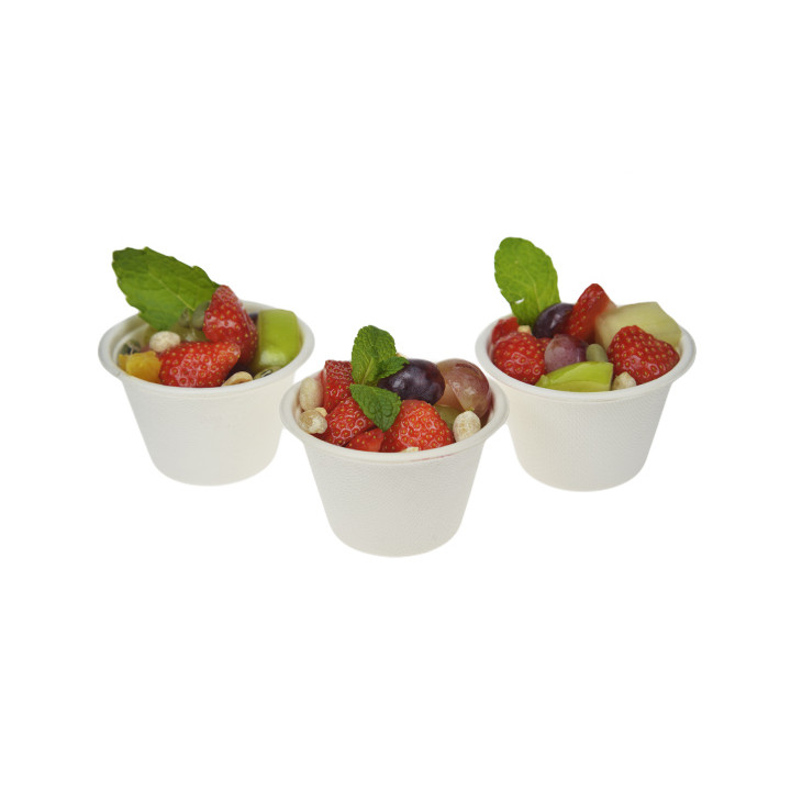 Tasting Sugarcane Bowl White 100ml Ø7,5cm (1.000 Units)