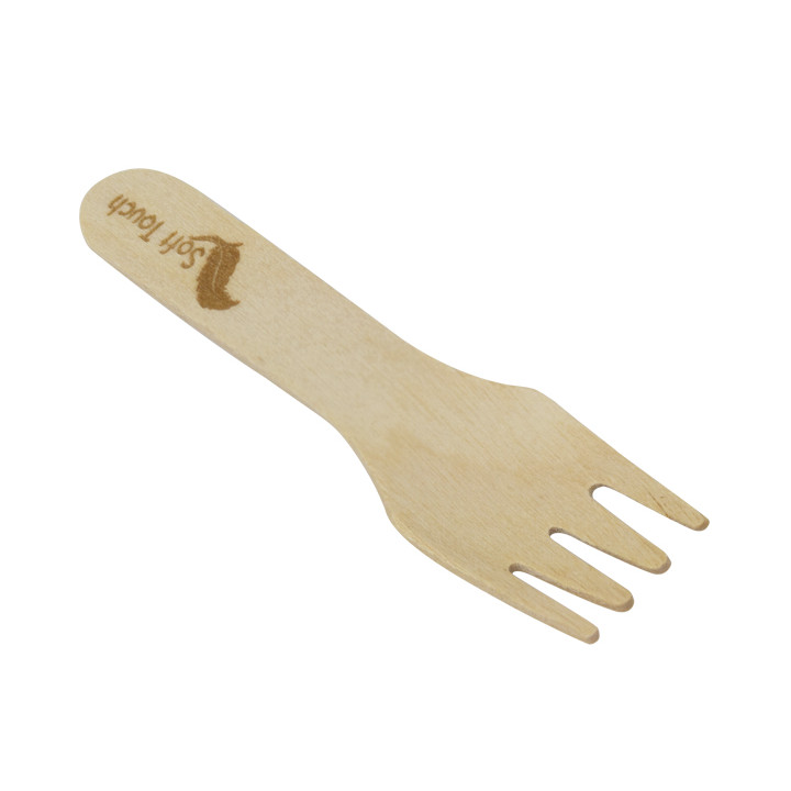 Wooden Mini Fork “Soft” 7,5cm (100 Units)