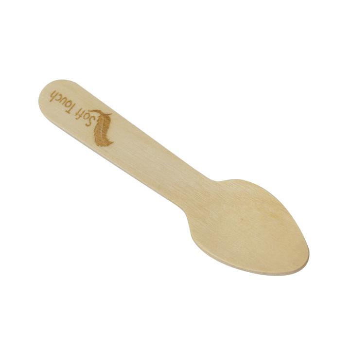 Wooden Mini Spoon “Soft” 7,5cm (2.400 Units)