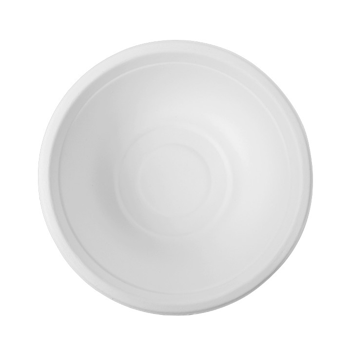 Sugarcane Bowl White 600ml Ø15,5cm (25 Units)