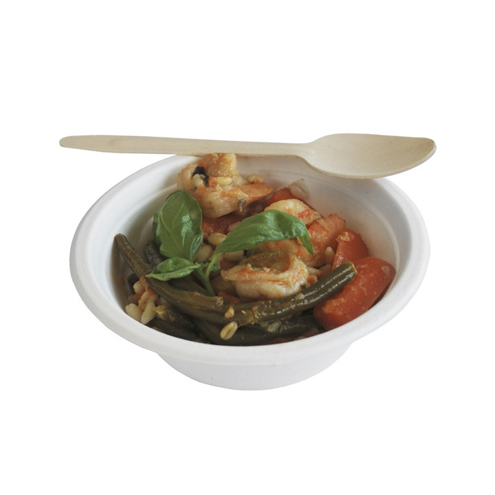 Sugarcane Bowl White 350ml Ø13,5cm (25 Units)