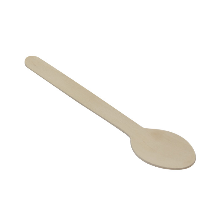 Wrapped Wooden Spoon 16cm (50 Units)