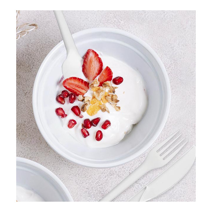 Compostable Reusable Spoon in CPLA White 16,5cm (1.000 Units)