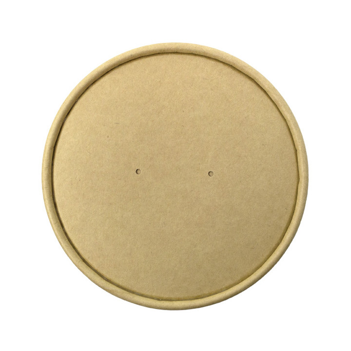 Kraft Carton Lid for Carton Pots of 11,6cm (25 Units)