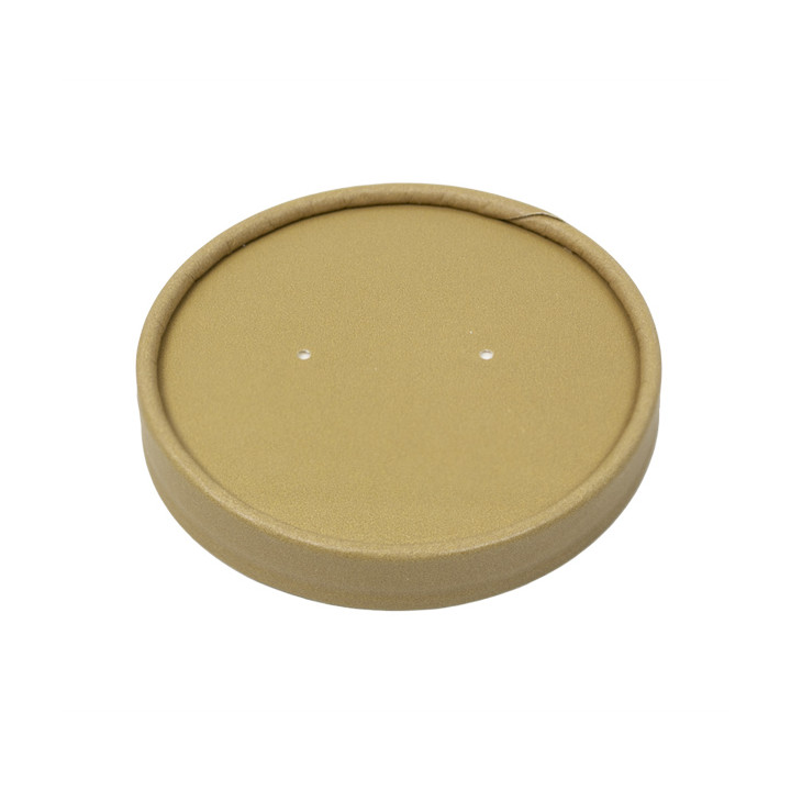 Kraft Carton Lid for Carton Pots of 9,8cm (25 Units)