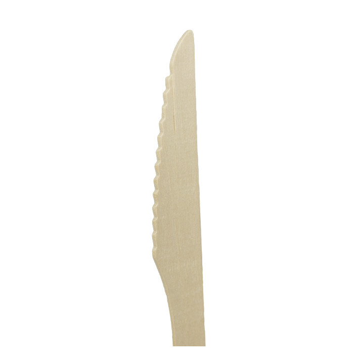 Disposable Wooden Knife 16,5cm (1.000 Units) 