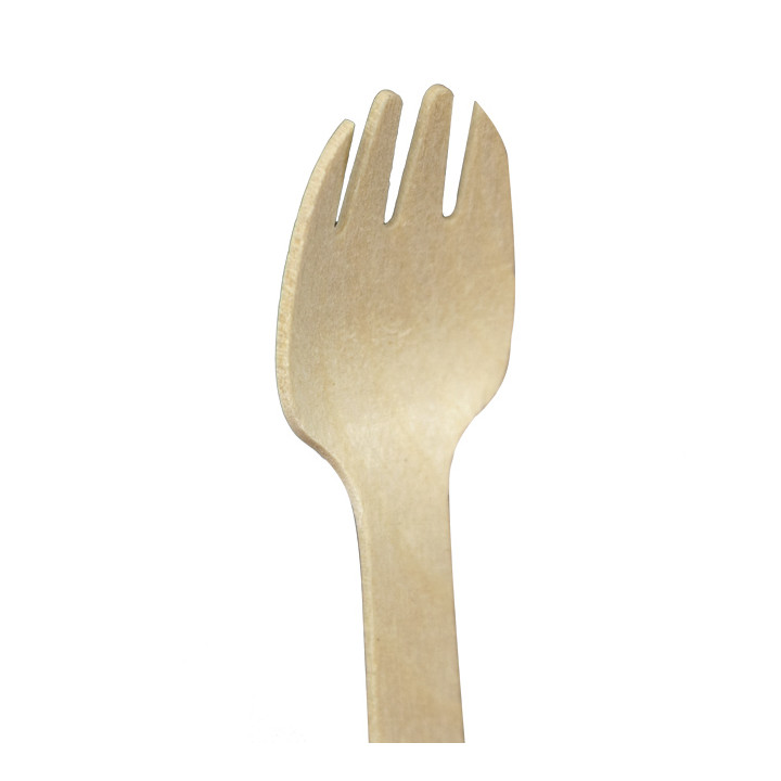 Wooden Spork 10,5cm (100 Units)