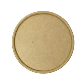 Kraft Carton Lid for Carton Pots of 11,6cm (25 Units)