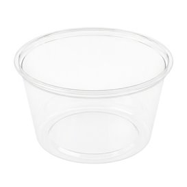 Plastic Food Container in PP Transparent  with Lid 470ml (500 Units)