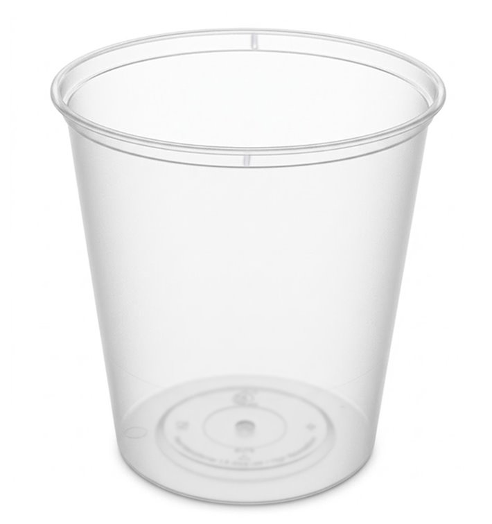 Plastic Food Container in PP Transparent  with Lid 1.000ml (150 Units)