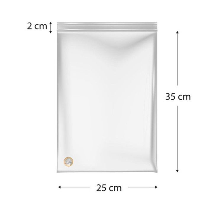 Plastic Zip Bag Autoseal 25x35cm G-160 (100 Units)  