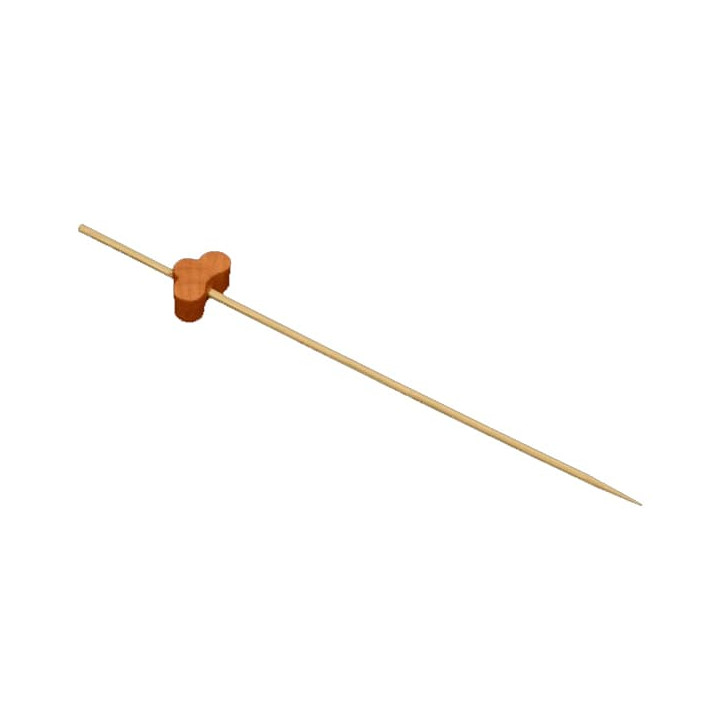 Wooden Food Pick "Nube" Design 12cm 