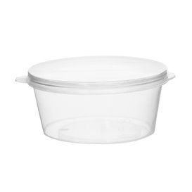 Hinge Sauce Cup in PP with Lid 1Oz/30ml (100 Units)