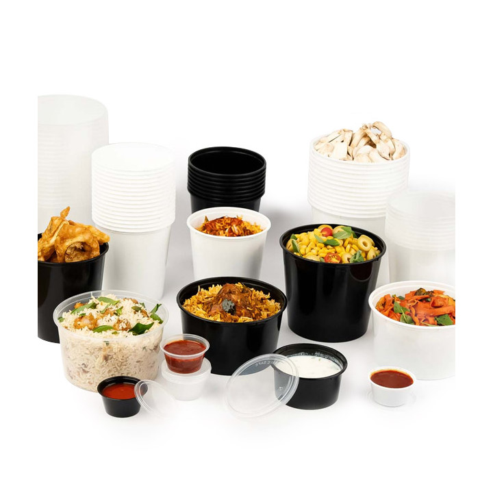 Sauce Cup in PP Transparent avec Lid 2Oz/60ml (2.000 Units)