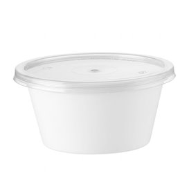 Sauce Cup in PP White avec Lid 2Oz/60ml (2.000 Units)