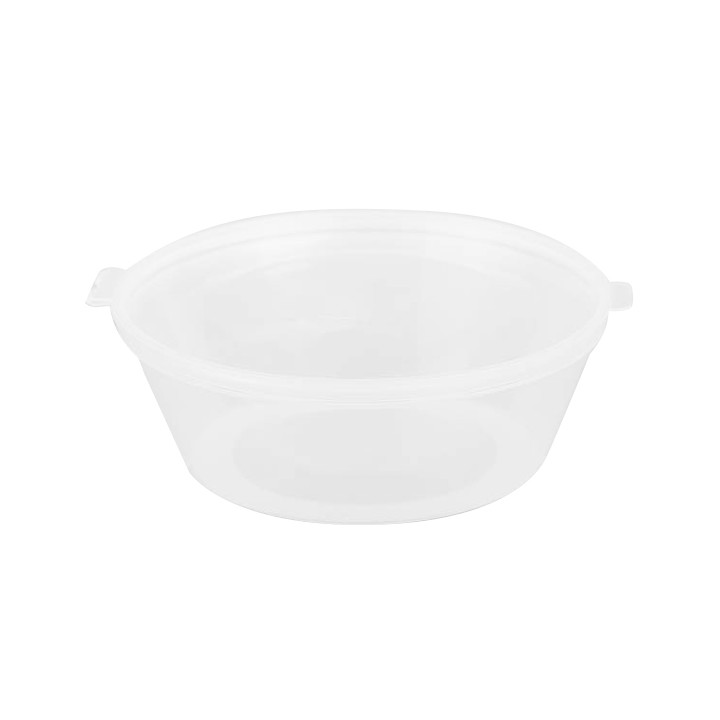 Hinge Sauce Cup in PP with Lid 6Oz/180ml (100 Units)
