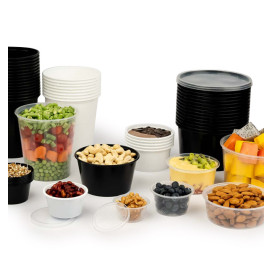 Sauce Cup in PP Transparent avec Lid 2Oz/60ml (100 Units)