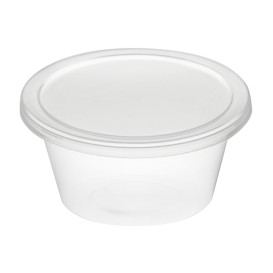 Sauce Cup in PP Transparent avec Lid 4Oz/120ml (2.000 Units)