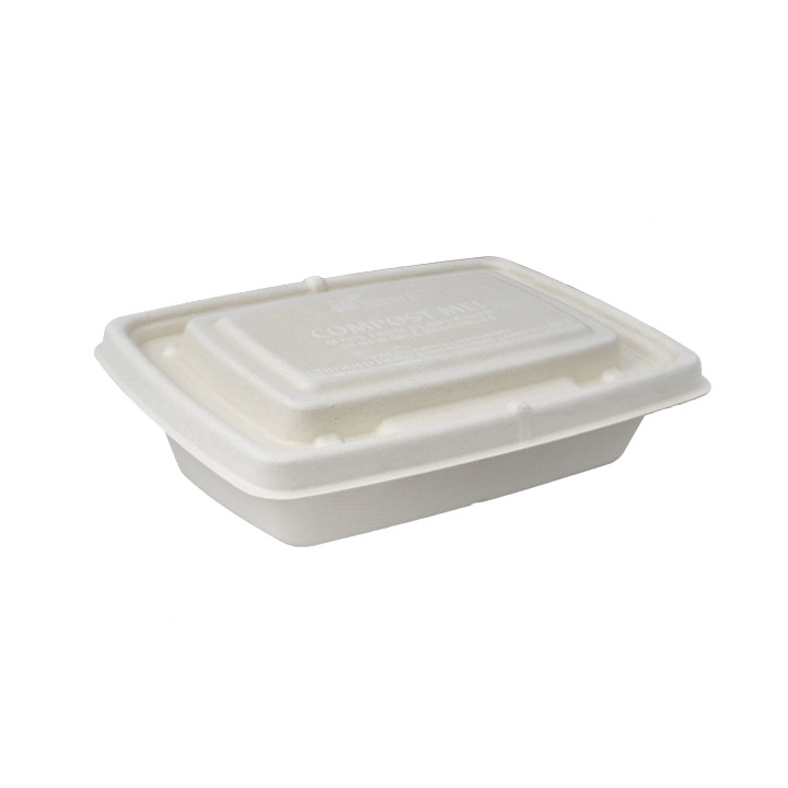 Sugarcane Lid for Container 23x16,5cm (75 Units)  