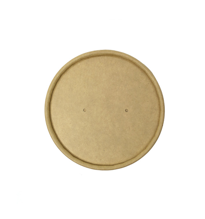 Kraft Carton Lid for Carton Pots of 9,0cm (25 Units)