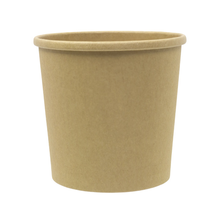 Kraft Carton Pot 750ml Ø11,7cm (25 Units)