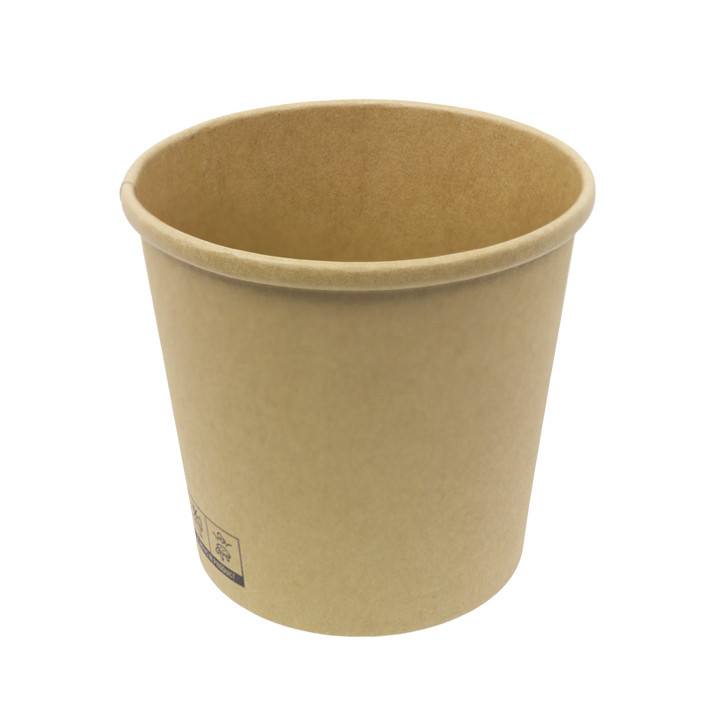 Kraft Carton Pot 750ml Ø11,7cm (25 Units)