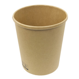 Kraft Carton Pot 1.000ml Ø11,7cm (375 Units)