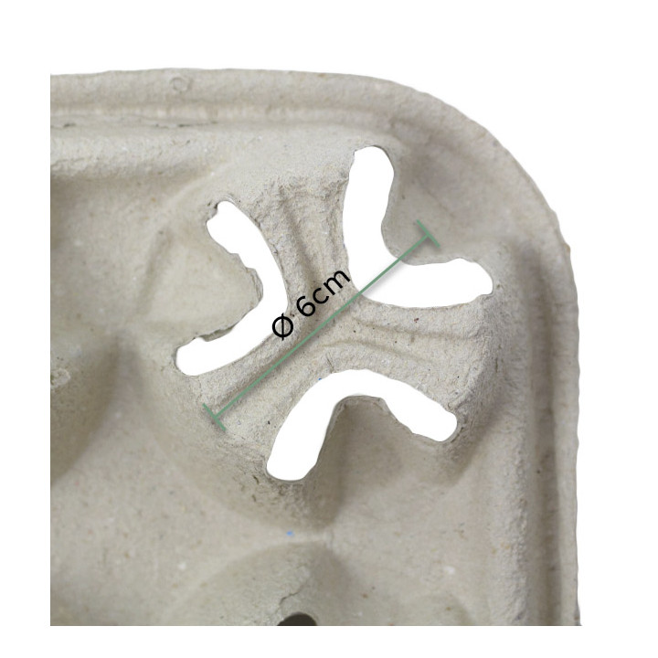 Paper Cup Carrier 4 Slots (220 Units)
