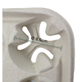 Paper Cup Carrier 4 Slots (220 Units)