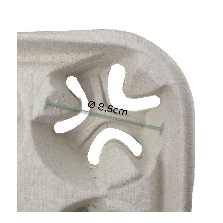 Paper Cup Carrier 4 Slots (220 Units)
