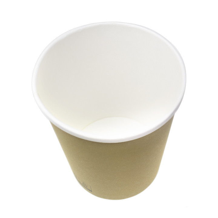 Kraft Carton Pot with White Border 1.000ml Ø11,7cm (25 Units)