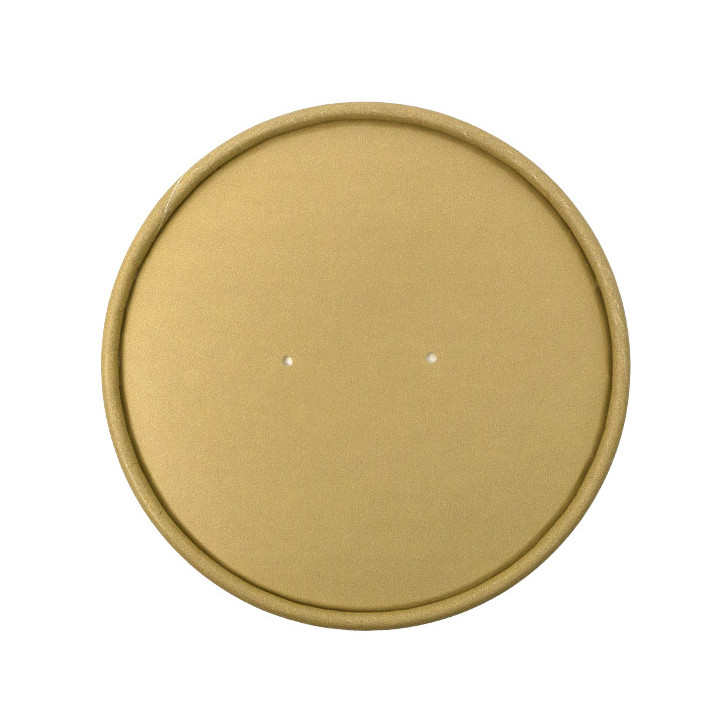 Kraft Carton Lid for Carton Pots of 11,7cm (25 Units)