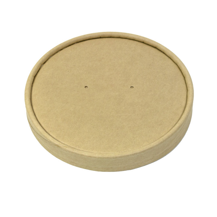 Kraft Carton Lid for Carton Pots of Ø11,7cm (375 Units)