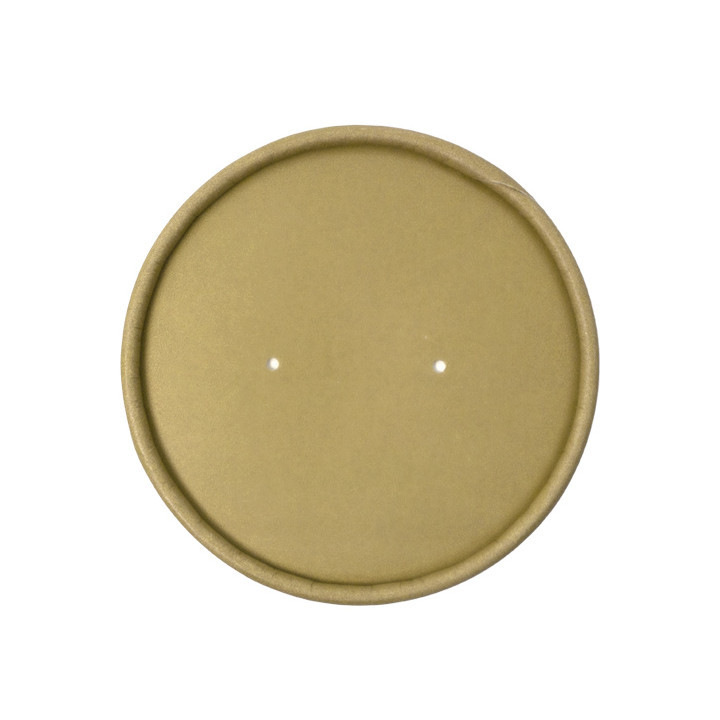 Kraft Carton Lid for Carton Pots of 9,8cm (500 Units)
