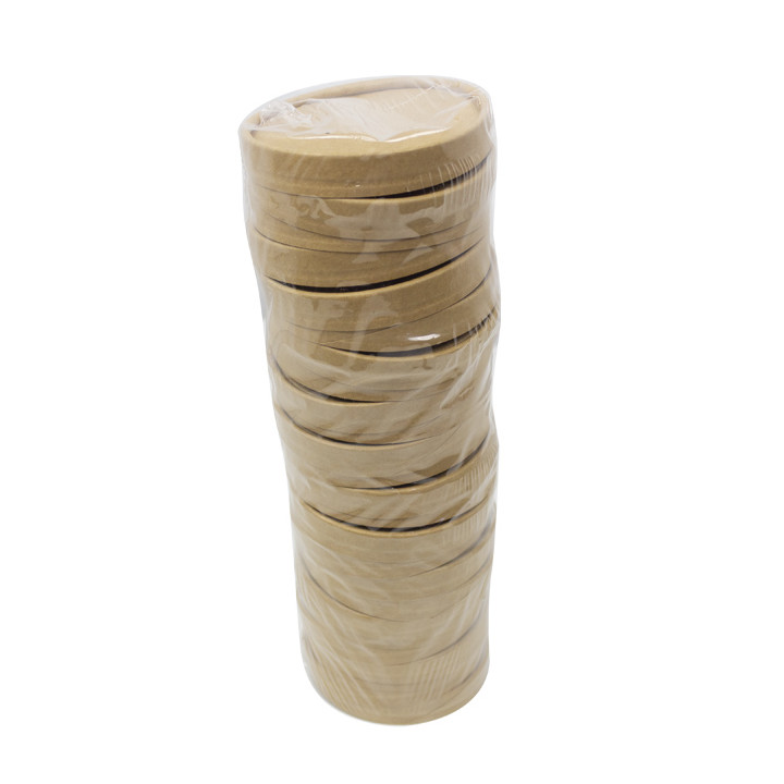 Kraft Carton Lid for Carton Pots of 9,0cm (25 Units)