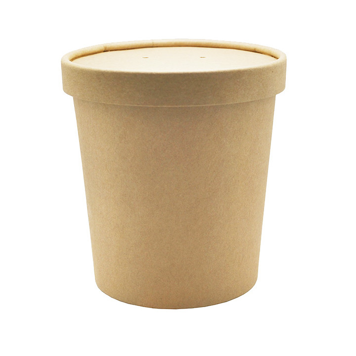 Kraft Carton Lid for Carton Pots of 9,5cm (25 Units)