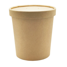 Kraft Carton Lid for Carton Pots of 9,5cm (400 Units)