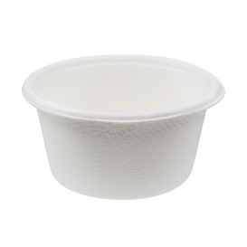 Sugarcane Container White Ø6,2cm 60ml (250 Units)