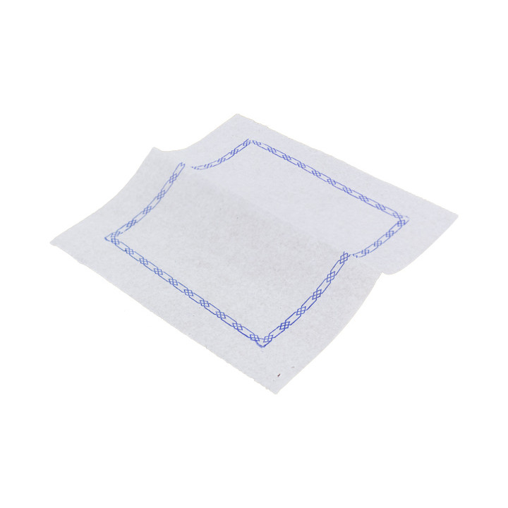 Paper Napkin "Zigzag" Decorative Border White 14x14cm (250 Units)