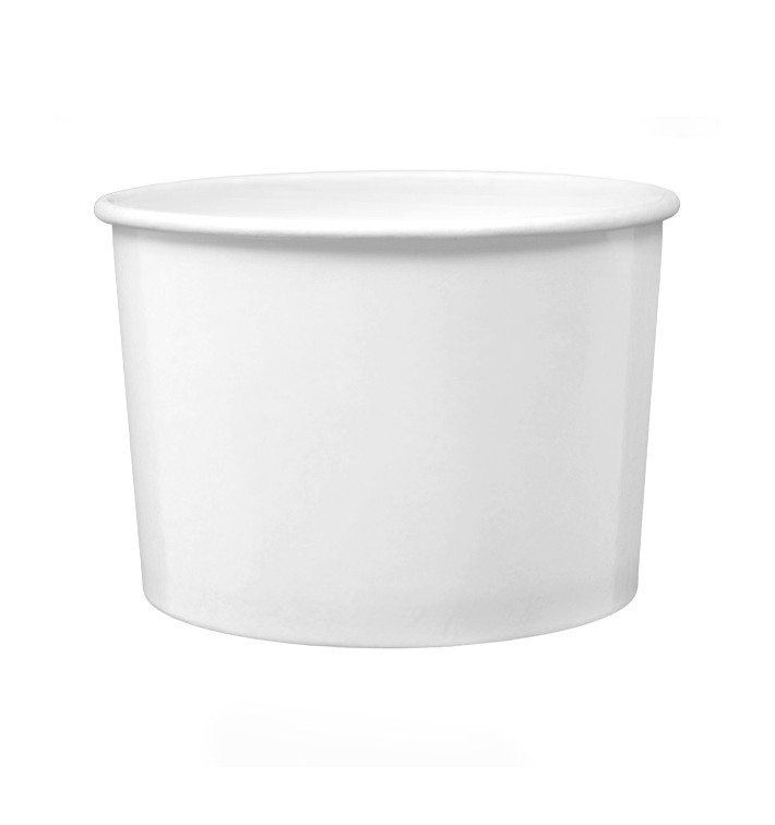 Paper Container White 488ml (250 Units)