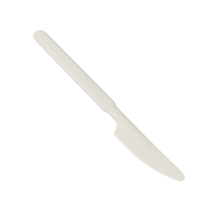 Reusable Durable Knife in PP Cream 18,9cm (500 Units)