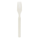Reusable Durable Fork in PP Cream 17,9cm (20 Units)